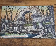 Vintage Postcard Ruine in Schoenbrunner Schlosspark, Wien, Austria - free standard postage