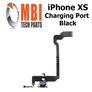 iPhone XS Replacement Charging Port Dock Connector Flex Cable Mic Black Image 3
