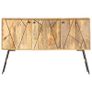Sideboard 118x30x75 cm Solid Mango Wood Image 4