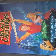 The Black Cauldron Vintage Poster 1997 Disney Classics Promotional Video Release 24inch x 33inch