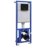 Wall Hung Toilet with Concealed Cistern Ceramic Black Image 10