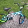 18 Inch Glitch bike, Metallic Blue, with Helmet Image 2