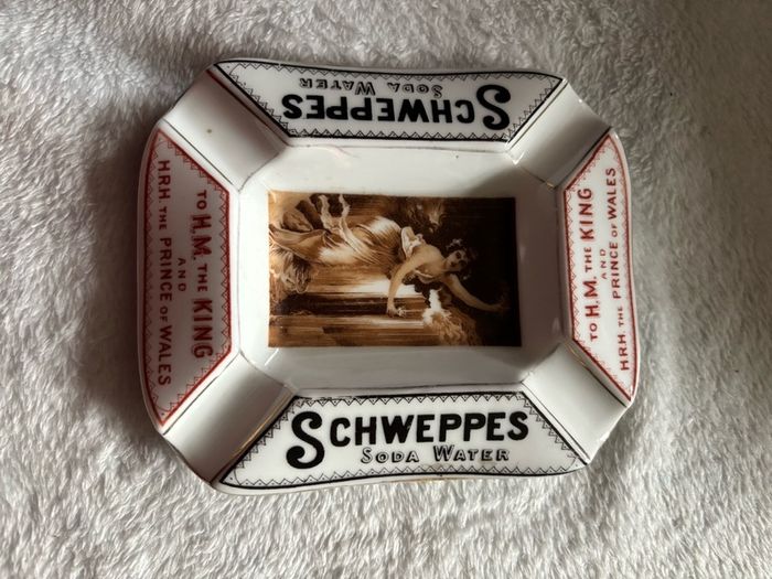 Very rare Schweppes ashtray