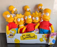 The Simpsons Plush Toys - Homer, Bart or Lisa - 25cm