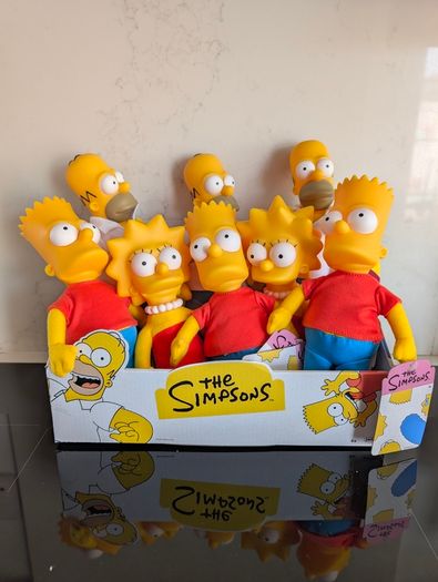 The Simpsons Plush Toys - Homer, Bart or Lisa - 25cm