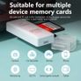 USB 2 in 1 USB 3.0 Card Reader USB Adapter High Speed Card Reader TF Memory Card for PC Laptop Accessories( memory cards not included) Image 4