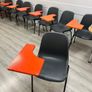 School chairs with built in desktop Image 3