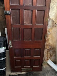 teak door