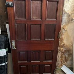teak door