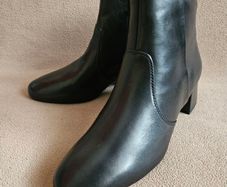 Unisa Spanish leather classic ankle boots black RRP 135 euro new & boxed size UK 3 EU 36