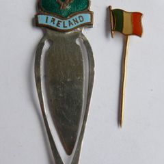 Vintage Irish Bookmark and 1916 Related Badges - Irish