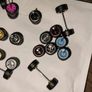 hotwheels rubber custom wheels 10 different colours and styles Image 3