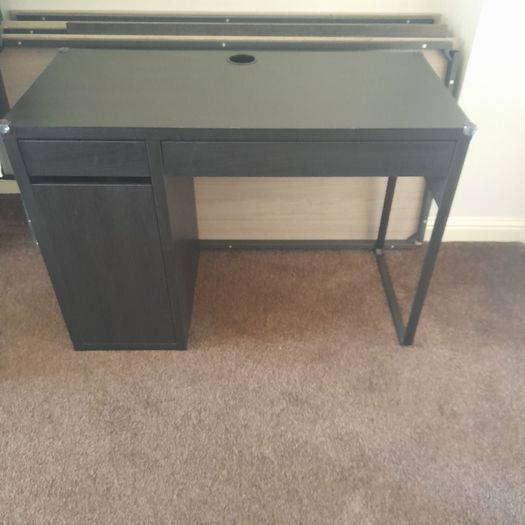 Table with shelves  inside