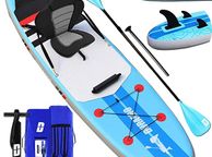 main image for ad SUP Board Set Stand Up Paddling Board Inflatable Paddling Surfboard Water Sports Kayak Seat Complete Accessory 305 x 76 x 15 cm Up to 110 kg
