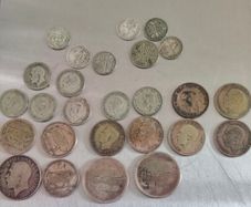 Irish and UK silver coin lot