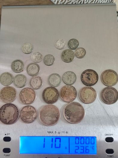 Irish and UK silver coin lot