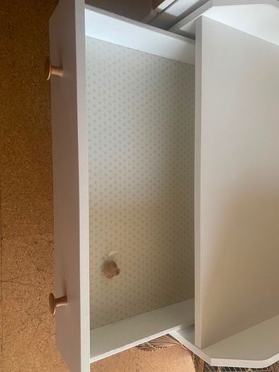 IKEA Hauga chest of 3 drawers - white