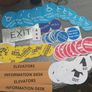 Hospitality signs and stickers, all new, D18 post 6e Image 4