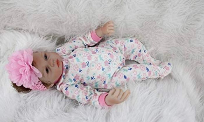 22inch lifelike reborn dolls girls silicone baby Handmade newborn toddler real life boys for kids (FREE POSTAGE)