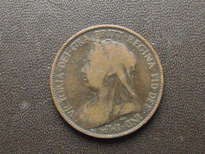 1895 Great Britain. Victoria. Half Penny