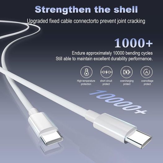 96W USB C Charger, for MacBook Pro 16, 15, 14, 13 inch 2024, 2023, 2022, 2021, M3 M2 M1, for MacBook Air, for iPad, Compatible with all USB-C laptop, Equipped with 6.6ft 5A cable power adapter.