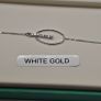 9 ct white gold bracelet Image 2
