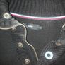 Men's black knit jumper. Large Image 2