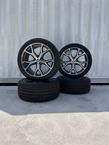 Genuine BMW Style 741M X5 G05 X6 G06 21" Alloy Wheels - Like New