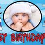 1st Birthday Party Banner Poster with photos Image 7
