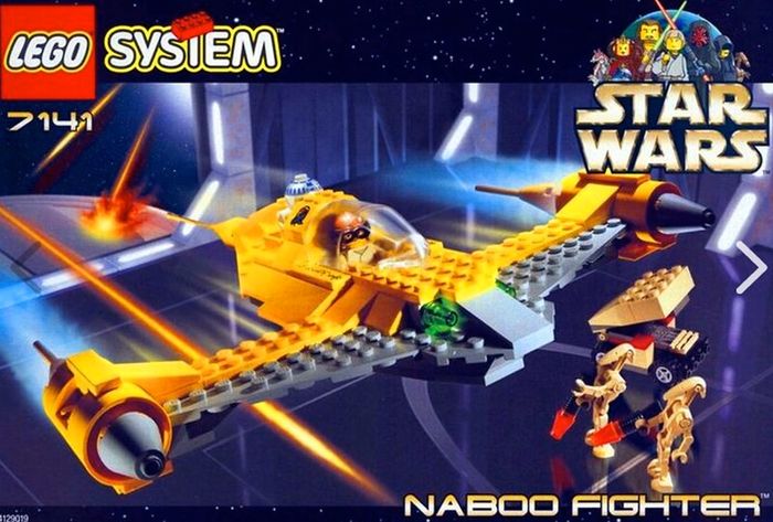 Lego Star Wars 7141: Naboo Fighter (1999) 100% Complete NO BOX