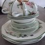 Chartwell tea set - 4 dinner plates, side plates, saucers. 3 bowls, cups. Image 3