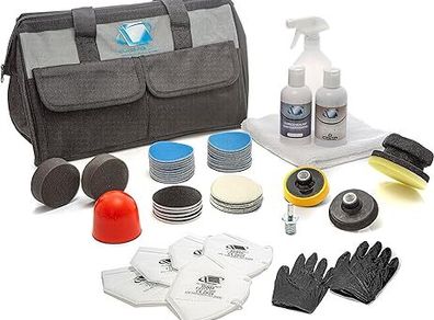 Glass Polish 31017 Professional Headlights and Taillights Restoration and Polishing kit