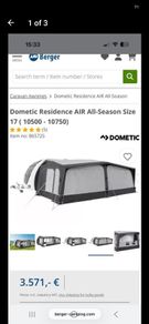 Air Awning Size 17 All Season