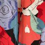 Glamorous Red Blue Multi Floral Mix Dress size 10 Image 6