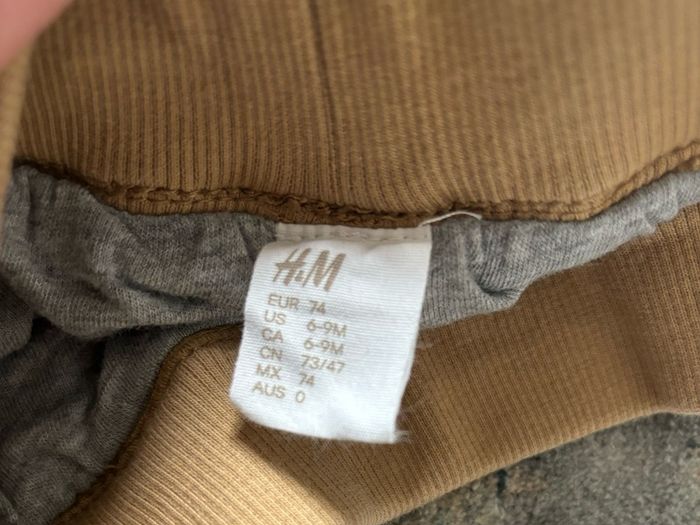 H&M lined baby boy trousers 6-9m