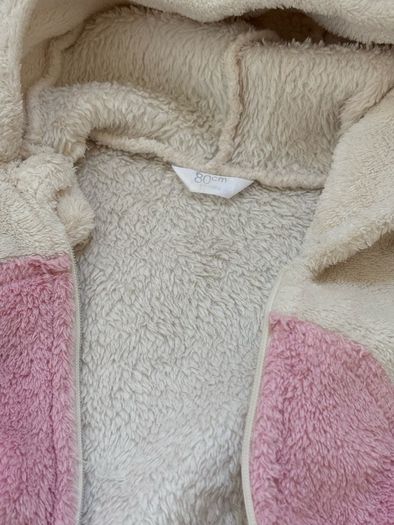 girls fleece hoodie 80cm 1 years old