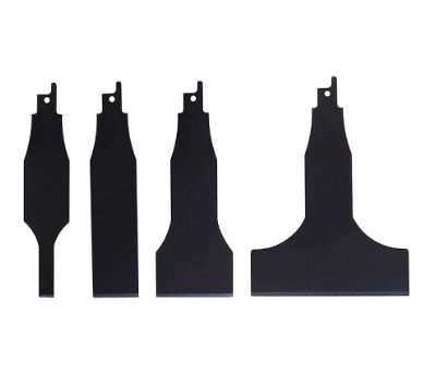 BRAND NEW 4pcs Reciprocating Saws Household Electric Cleaning Shovel HCS Scraper for Tile Ground Cleaning Rust Removal 140mm Length