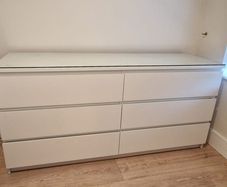 MALM Chest of 6 drawers