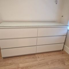 MALM Chest of 6 drawers