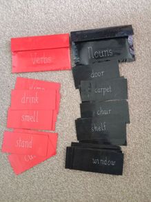 Montessori Nouns and Verbs