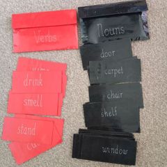Montessori Nouns and Verbs
