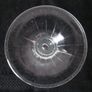 Vintage Flint Glass Goblet Vase 1940s Image 3