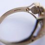 Vintage 9K Sold Gold 375 Horse Head and Horseshoe Ring Men's Signet with Diamonds, BIG SIZE 4,23g Image 9