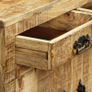 Sideboard with 2 Drawers and 1 Cabinet Rough Mango Wood Image 3