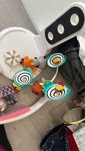 Tiny Love Soothe 'n Groove Mobile + Rare Floor Stand Included