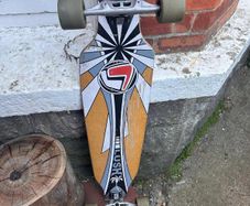 Lush Vintage Skateboard Longboard Surfskate