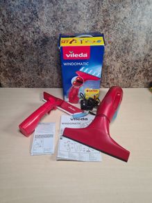 VILEDA WINDOWMATIC Electric power window cleaner set vacuum