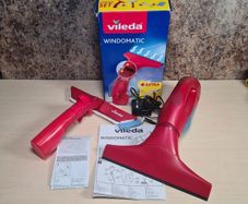 VILEDA WINDOWMATIC Electric power window cleaner set vacuum