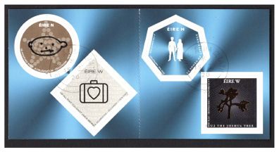 2020 Ireland U2: A Celebration Stamp Booklet Fine Used with Dublin Cancel of 15th October 2020