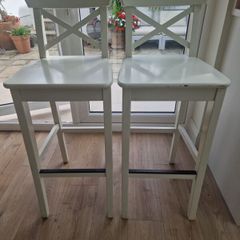 Ikea INGOLF stools pair